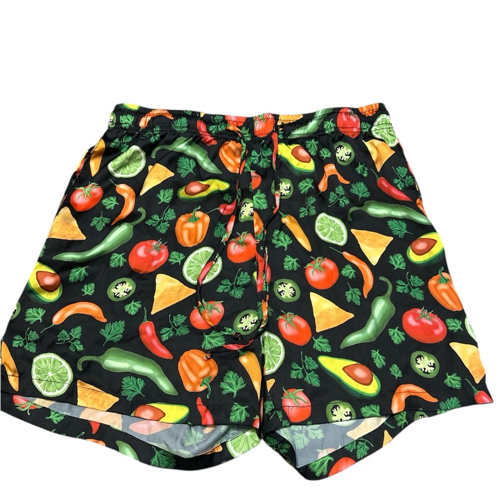 Show Me Your MuMu Black Vegetable & Avocado Print Pajama Shorts